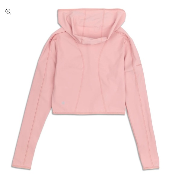 Lululemon *brand new* Break a Trail 1/2 Zip Hoodie in Pink Pastel - Picture 5 of 5